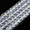 Transparent Glass Bead Strands X-GLAA-N047-09-E01-1