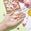 34Pcs 17 Styles Valentine's Day Alloy Enamel Pendants FIND-CJ0002-98-4