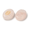 13Pcs Natural Rose Quartz Rune Stone G-C095-02A-2