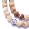 Natural Purple Opal Beads Strands G-K310-C16-8mm-3
