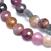 Natural Multicolor Tourmaline Beads Strands G-E530-07H-3