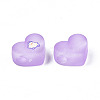Transparent Printed Acrylic Beads MACR-S373-124-H06-4