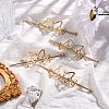 Alloy Hair Sticks OHAR-Z001-04G-6