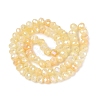 Dyed Crackle Imitation Jade Glass Beads Strands EGLA-Q131-02B-08-2
