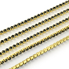 Nickel Free Raw(Unplated) Brass Rhinestone Strass Chains CHC-R119-S6-01C-1-1