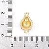 Brass Enamel Insect Connector Charms KK-L275-64G-02-3
