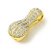 Rack Plating Brass Cubic Zirconia Pendants KK-S378-02G-I-2