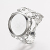Cuff Brass Filigree Ring Setting X-KKC-G002-34S-3