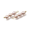 Natural Freshwater Pearl Beaded Pendants PA-CBAF2FA-03G-B02-2
