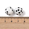 Handmade Bumpy Lampwork Beads Strands LAMP-TAC0010-09-3
