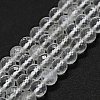 Natural Quartz Crystal Beads Strands G-G927-25-2