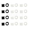 6Pcs 3 Colors Pulley Silicone Ear Gauges Flesh Tunnels Plugs FIND-YW0001-18D-1