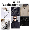 48Pcs 8 Styles Alloy Spring Cord Locks DIY-WR0001-99-5