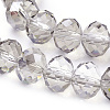 Electroplate Glass Beads Strands X-GR10MMY-01S-3