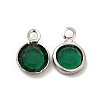 304 Stainless Steel with Glass Charms STAS-G305-11P-2