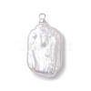 Natural Baroque Pearl Keshi Pearl Pendants PALLOY-JF04825-1