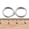 Non-Tarnish 304 Stainless Steel Split Key Rings STAS-Q314-02K-P-3