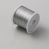 100M 3-Ply Polyester Braided Metallic Cord OCOR-WH0058-75A-2