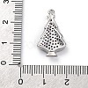 Christmas Series Brass Micro Pave Cubic Zirconia Pendants KK-Q010-01P-05-3