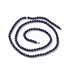 Faceted Glass Beads Strands G-F619-09B-3mm-2