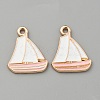 Nautical Theme Alloy Enamel Pendants FIND-CJC0011-64D-03KCG-1