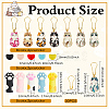 66Pcs Alloy Locking Stitch Markers HJEW-MA00053-2