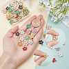 72Pcs 12 Colors Eco-Friendly Zinc Alloy Pendants FIND-PH0002-56-7