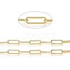 Soldered Brass Paperclip Chains CHC-D025-01G-1
