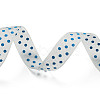 100 Yards Polka Dot Print Nylon Ribbons OCOR-G014-01A-3