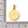 Hand Polished 304 Stainless Steel Pendants STAS-B094-01D-G-3