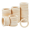 Unfinished Schima Wood Rings for DIY Accessories WOOD-WH0002-65B-1