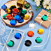 Olycraft 30Pcs 6 Colors Flat Back Acrylic Rhinestone Cabochons OACR-OC0001-16B-5