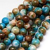 Natural Persian Jade Beads Strands G-G597-8mm-XTH-08-1