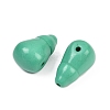 Dyed Synthetic Turquoise 3 Hole Guru Beads G-C198-01A-02-2