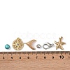 DIY Stainless Steel Findings & Steel Wires & Brass Beads & Acrylic Beads Kits DIY-XCP0003-25-3