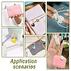 50Pcs 10 Styles Heart Alloy Enamel Pendant Decorations HJEW-YW00114-6