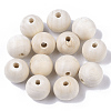 Natural Unfinished Wood Beads WOOD-S651-A20mm-LF-1