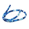 Natural Striped Agate/Banded Agate Beads Strands G-I254-03A-05-2