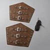 Imitation Leather Cuff Cord Bracelet AJEW-WH0248-629A-1