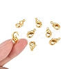 Brass Lobster Claw Clasps X-KK-902-G-4