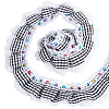 5Yards Polyester Lace Ribbon OCOR-GF0006-20C-1
