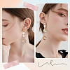 80Pcs Brass Stud Earrings Findings DIY-CN0002-89-5