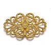 Brass Filigree Joiners KK-E710-68G-1