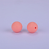 Round Silicone Focal Beads SI-JX0046A-108-2
