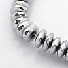 Electroplate Non-magnetic Synthetic Hematite Beads Strands X-G-J208H-01-1