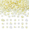 200Pcs Flower & Butterfly Resin Cabochons CRES-TA0001-89D-1