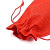 Polyester Imitation Burlap Packing Pouches Drawstring Bags ABAG-R004-18x13cm-01-4