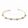 Brass Cuff Bangles BJEW-A134-02G-04-1