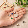 9Pcs 9 Styles Natural Mixed Stone Charms G-FW0001-28-7