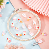 50Pcs Opaque Resin Decoden Cabochons CRES-SC0002-46-5
